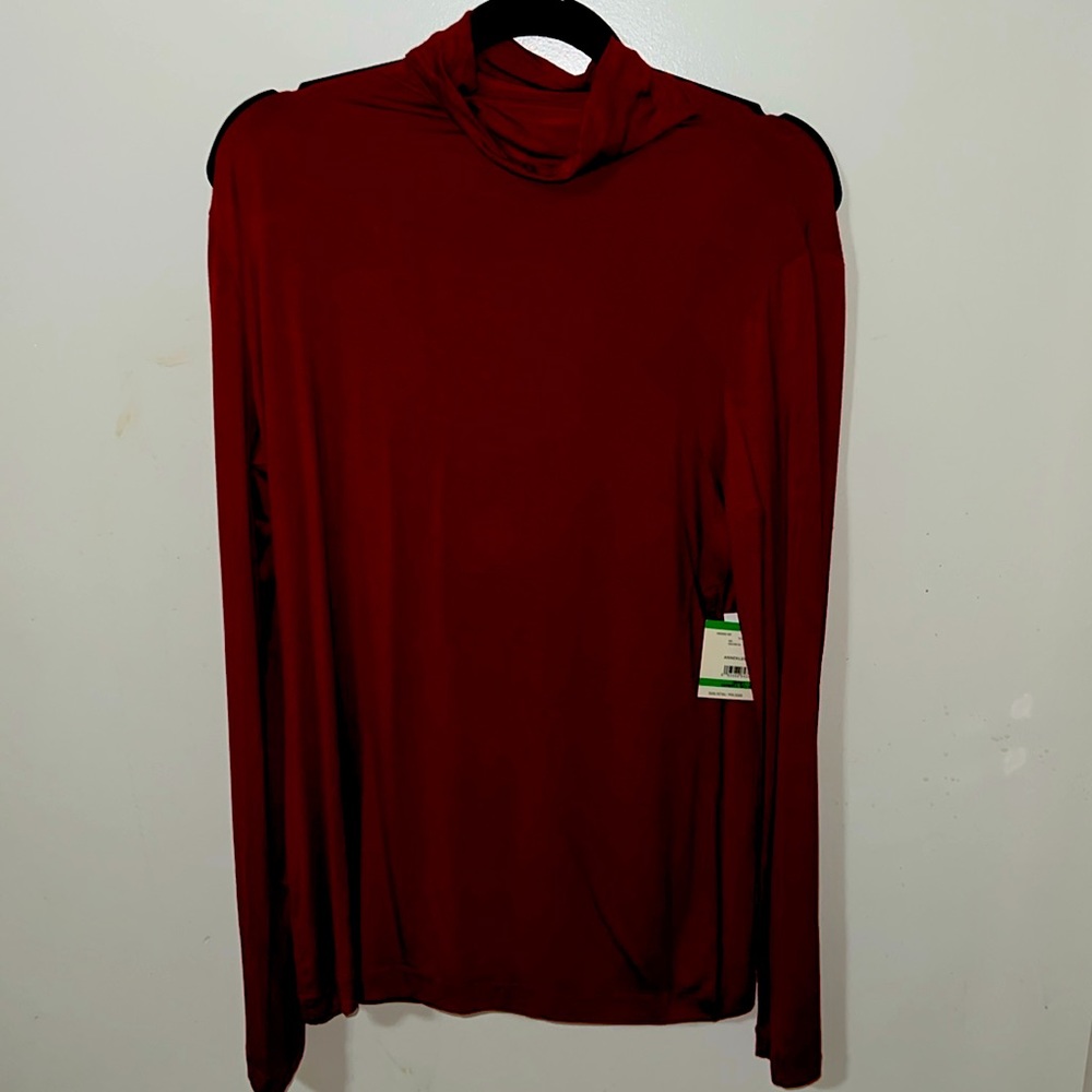 Anne Klein turtle neck long sleeve shirt